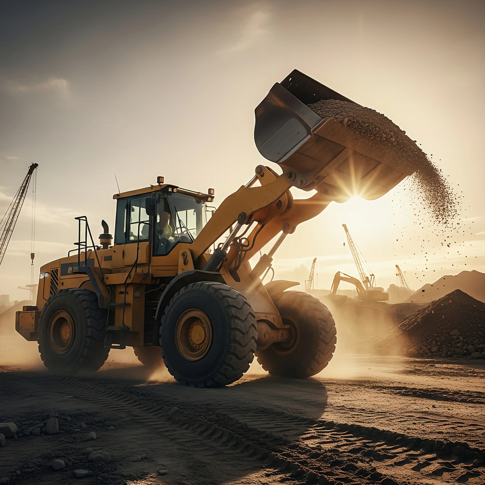 rent a top loader in the uae